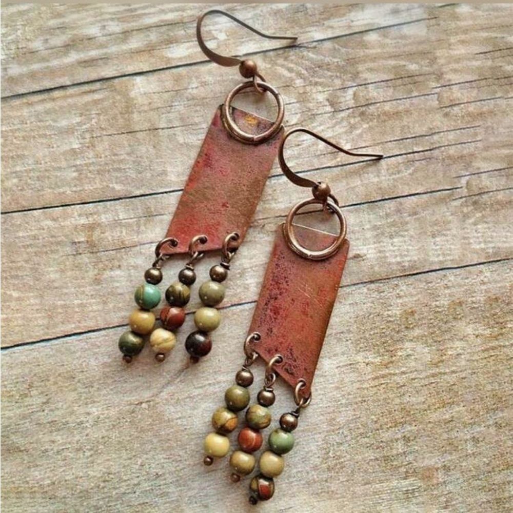 Boho earrings #1595
